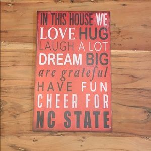 NC State Sign